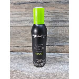 Gillette Labs Men’s Quick Rinse Shave Foam Vitamin B3 & Sea Kelp 8.1oz